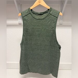 Lululemon Sleeveless Sage Green Men’s Top (Medium)